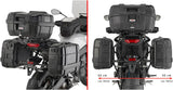 Monokey Trekker Lite Black Side Cases - 70 Lt Trekker Lite Technopolymer - Givi Compatible With Yamaha Tracer 9 - Gt - Gt+ (2025)