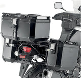 Valises Laterales Monokey Cam-Side Trekker Outback Evo Smart Aluminium + Serrure 74 Lt Trekker Outback Evo Smart Aluminium - Givi Compatible Avec Suzuki V-Strom 1050 De (2023)