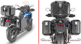 Sacoches Cavalières Monokey Canyon Noir 50 Lt Canyon Nylon - Givi Compatible Avec Triumph Tiger 1200 Gt - Pro (2022-2024)