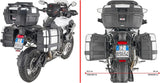 Sacoches Cavalières Monokey Canyon Noir 70 Lt Canyon Nylon - Givi Compatible Avec Triumph Tiger 1200 Gt Explorer (2022-2024)