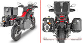 Sacoches Cavalières Monokey Cam-Side Canyon Noir 60 Lt Canyon Nylon - Givi Compatible Avec Aprilia Tuareg 660 (2021-2024)
