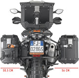 Sacoches Cavalières Monokey Cam-Side Canyon Noir 60 Lt Canyon Nylon - Givi Compatible Avec Ktm 890 Smt (2023-2024)