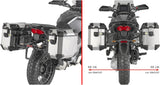 Monokey Cam-Side Trekker Outback Evo Smart Aluminium Side Cases + Locks - 96 Lt Trekker Outback Evo Smart Aluminium - Givi Compatible With Moto Guzzi Stelvio 1000 (2024)