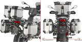Valises Laterales Monokey Cam-Side Trekker Outback Evo Smart Aluminium Noir + Serrure 77 Lt Trekker Outback Evo Smart Aluminium - Givi Compatible Avec Moto Guzzi V85 Tt (2024)