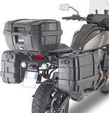 Sacoches Cavalières Monokey Noir 50 Lt Technopolymères - Givi Compatible Avec Harley-Davidson Pan America 1250 (2021-2023)