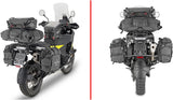 Monokey Canyon Black Side Bags - 70 Lt Canyon Nylon - Givi Compatible With Husqvarna Norden 901 (2022-2024)