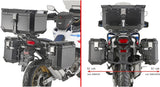 Valises Laterales Monokey Cam-Side Trekker Outback Evo Smart Aluminium Anodisé + Serrure Dx Évidée 88 Lt Trekker Outback Evo Smart Aluminium Anodisé - Givi Compatible Avec Honda Crf 1100 L Africa Twin Adventure Sports (2024)