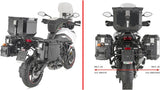 Top Case + Valises Laterales Trekker Outback Evo Smart Aluminium Dx Évidée 119 Lt Trekker Outback Evo Smart Aluminium - Givi Compatible Avec Benelli Trk 702 X (2023-2024)