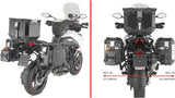 Trekker Outback Evo Smart Anodized Aluminium Top Case + Side Cases R Recessed - 116 Lt Trekker Outback Evo Smart Anodized Aluminium - Givi Compatible With Benelli Trk 702 X (2023-2024)