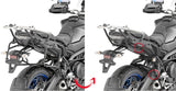 Trekker Black Top Case + Side Cases - 138 Lt Trekker Aluminium - Givi Compatible With Yamaha Tracer 900 - Gt (2018-2020)