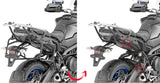 Top Case + Valises Laterales Trekker Dolomiti Aluminium Noir 118 Lt Trekker Dolomiti Aluminium - Givi Compatible Avec Yamaha Tracer 900 - Gt (2018-2020)