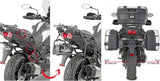 Valises Laterales Monokey Trekker Dolomiti Aluminium 60 Lt Trekker Dolomiti Aluminium - Givi Compatible Avec Kawasaki Versys 1000 - Se (2019-2024)