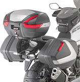 Blade Silver Tech Top Case + Side Cases - 111 Lt Blade Technopolymer - Givi Compatible With Honda Cb 500 X (2019-2023)