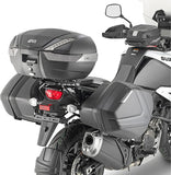Valises Laterales Monokey Side Carbon Look Tech 74 Lt Technopolymères - Givi Compatible Avec Suzuki V-Strom 1050 - Se (2020-2024)