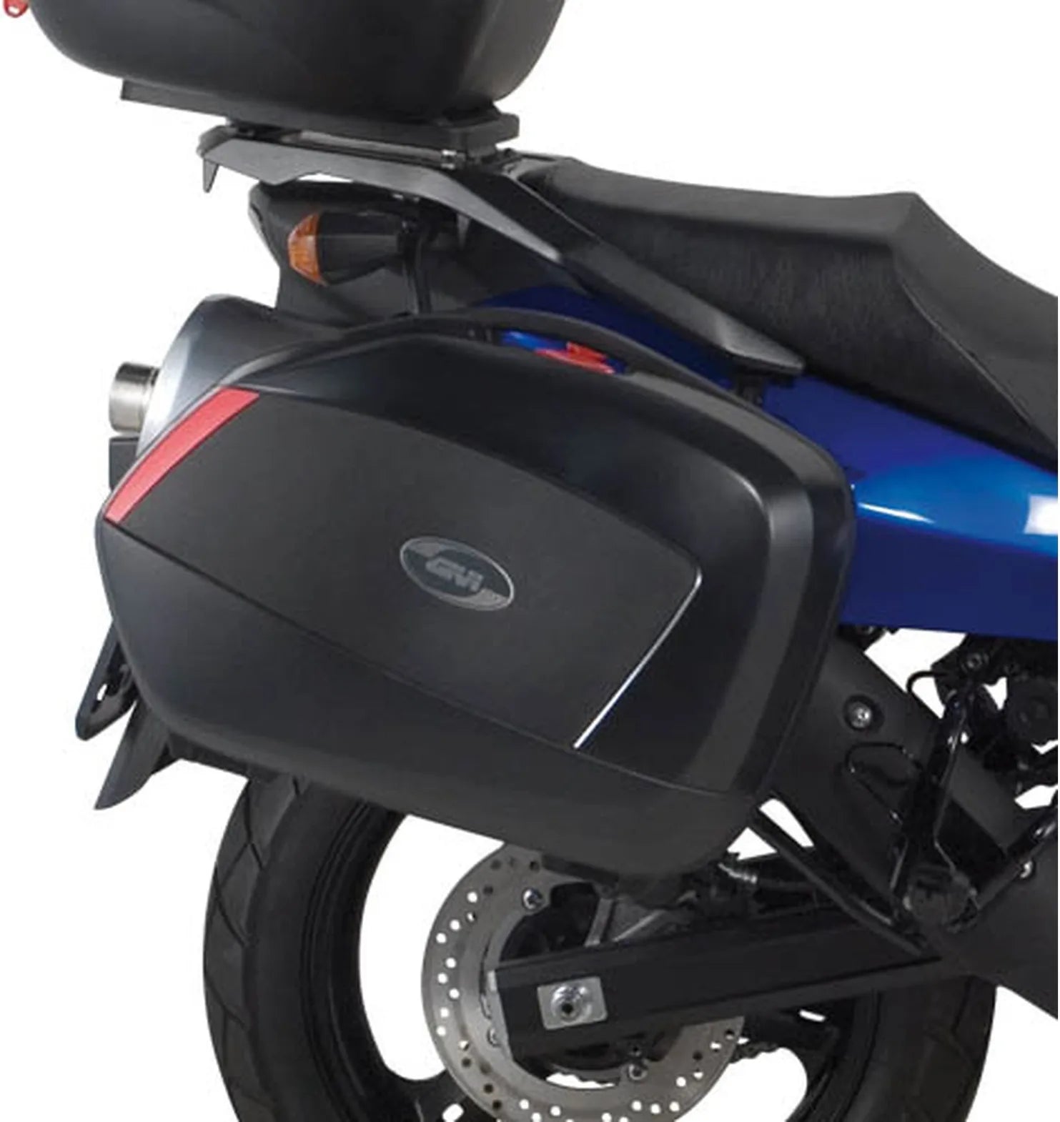 Valises Laterales Monokey Side Noir 70 Lt Technopolymères - Givi Compatible Avec Suzuki Dl 650 V-Strom (2004-2011)
