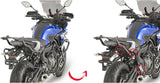 Valises Laterales Monokey Side Noir Tech 70 Lt Technopolymères - Givi Compatible Avec Yamaha Mt-07 Tracer (2016-2019)