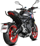 Complete Exhaust System Without Catalytic Converter And Without Sound Certification X-M5 Steel Black - Mivv Compatible With Triumph Trident 660 (2025-2026)