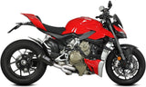 Complete Exhaust System Without Catalytic Converter And Without Sound Certification Mk3 Carbon - Mivv Compatible With Ducati Streetfighter V4 (2020-2022)