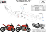 Complete Exhaust System Without Catalytic Converter And Without Sound Certification Mk3 Carbon - Mivv Compatible With Ducati Streetfighter V4 (2020-2022)
