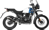 Système D'Échappement Non Catalysé Et Homologué Au Niveau Sonore Oval Acier Noir - Mivv Compatible Avec Royal Enfield Himalayan (2021-2023)