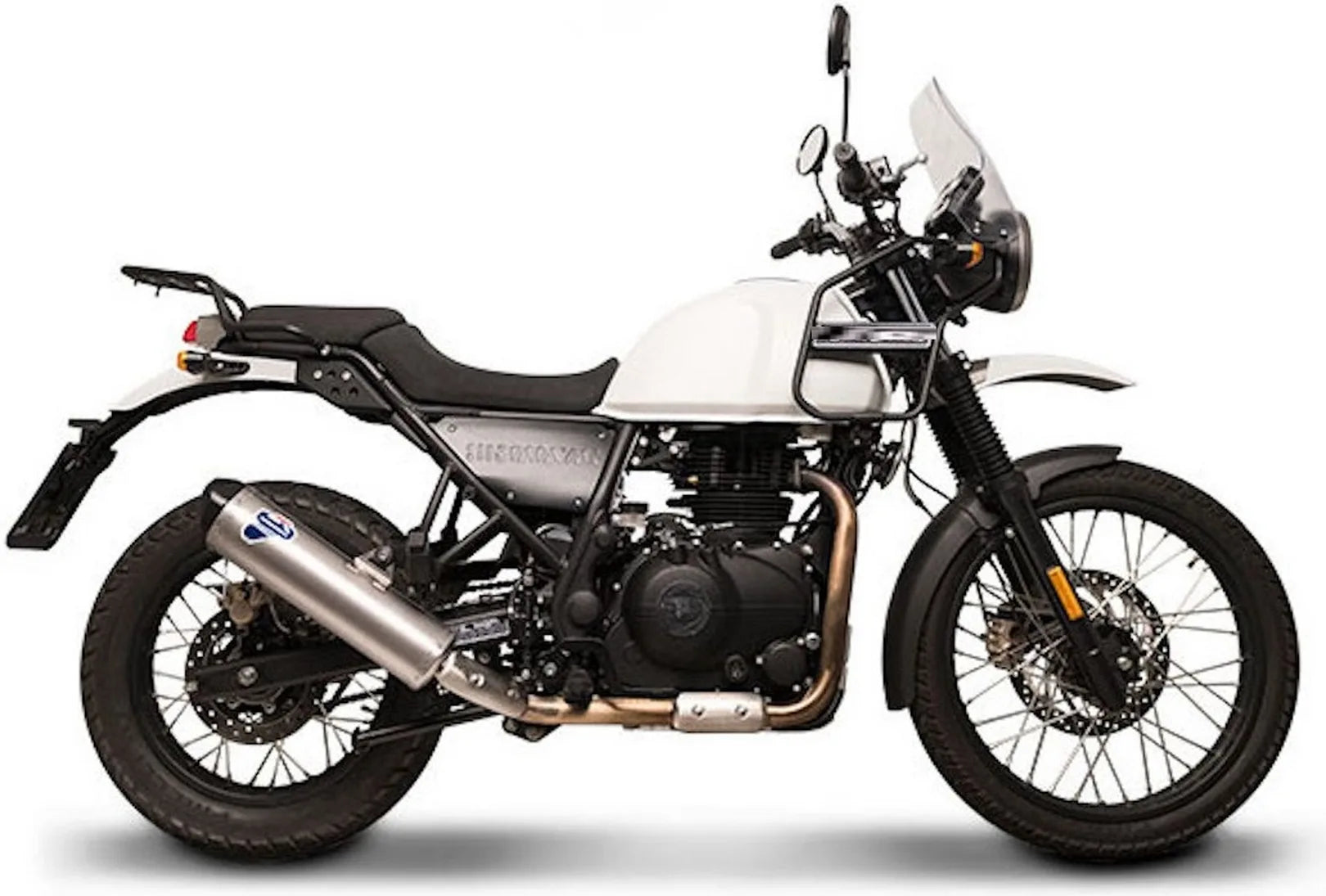 Échappement Sans Homologation Sonore Relevance Acier Inox - Termignoni Compatible Avec Royal Enfield Himalayan (2018-2020)