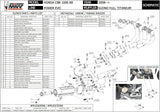 Système D'Échappement Complet Non Catalysé Et Sans Homologation Acoustique Suono Full Titanium Carbon - Mivv Compatible Avec Honda Cbr 1000 Rr (2008-2013)