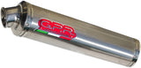 Exhaust Tip With Noise Certification Tondo Stainless Steel - Gpr Compatible With Kawasaki Zx 7R (2001-2002)