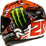 Casque Intégral Pour Moto Hjc Rpha 12 P.I.M. Evo (Carbon-Aramid/Fiberglass/Natural Fiber) Mc1 Quartararo Replica Ii Taille 07 S