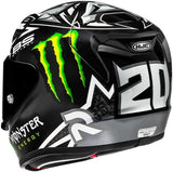 Casque Intégral Pour Moto Hjc Rpha 12 P.I.M. Evo (Carbon-Aramid/Fiberglass/Natural Fiber) Mc5 Quartararo Replica Taille 06 Xs