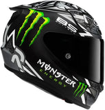 Casque Intégral Pour Moto Hjc Rpha 12 P.I.M. Evo (Carbon-Aramid/Fiberglass/Natural Fiber) Mc5 Quartararo Replica Taille 08 M