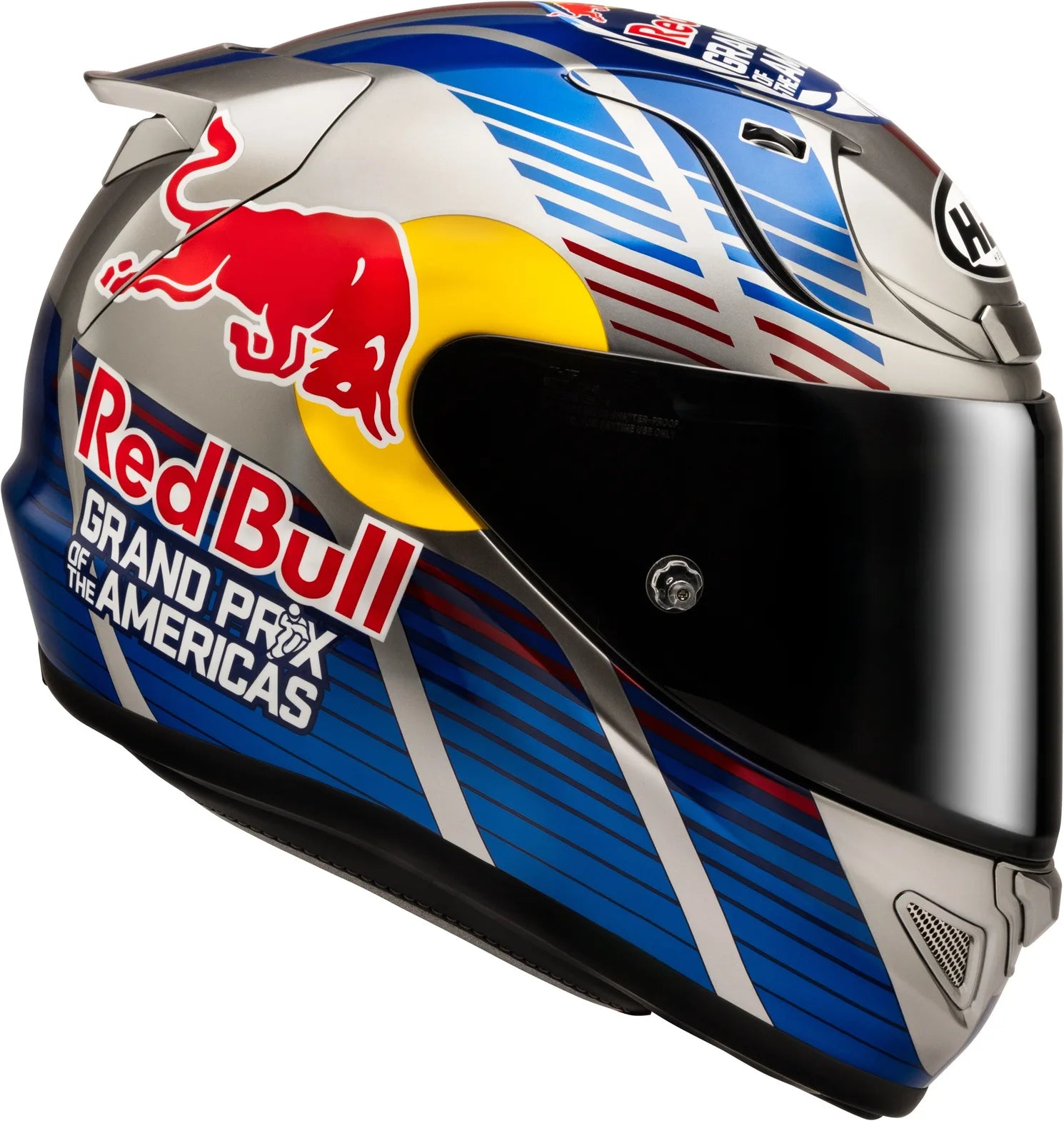 Casque Intégral Pour Moto Hjc Rpha 12 P.I.M. Evo (Carbon-Aramid/Fiberglass/Natural Fiber) Mc21 Red Bull Austin Gp 2 Taille 08 M