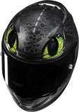 Casque Intégral Pour Moto Hjc Rpha 12 P.I.M. Evo (Carbon-Aramid/Fiberglass/Natural Fiber) Mc4Sf Toothless Ii Universal Taille 05 Xxs
