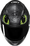 Casque Intégral Pour Moto Hjc Rpha 12 P.I.M. Evo (Carbon-Aramid/Fiberglass/Natural Fiber) Mc4Sf Toothless Ii Universal Taille 05 Xxs