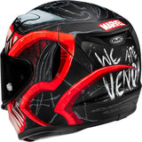 Casque Intégral Pour Moto Hjc Rpha 12 P.I.M. Evo (Carbon-Aramid/Fiberglass/Natural Fiber) Mc1Sf Venom 3 Marvel Taille 05 Xxs