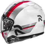 Casque Modulable Pour Moto Hjc Rpha 91 P.I.M. Evo (Carbon-Aramid/Fiberglass/Natural Fiber) Mc1 Fensh Taille 09 L