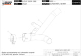 Tuyau De Raccordement Non Catalysé - Mivv Compatible Avec Suzuki Gsx-R 1000 (2009-2011)