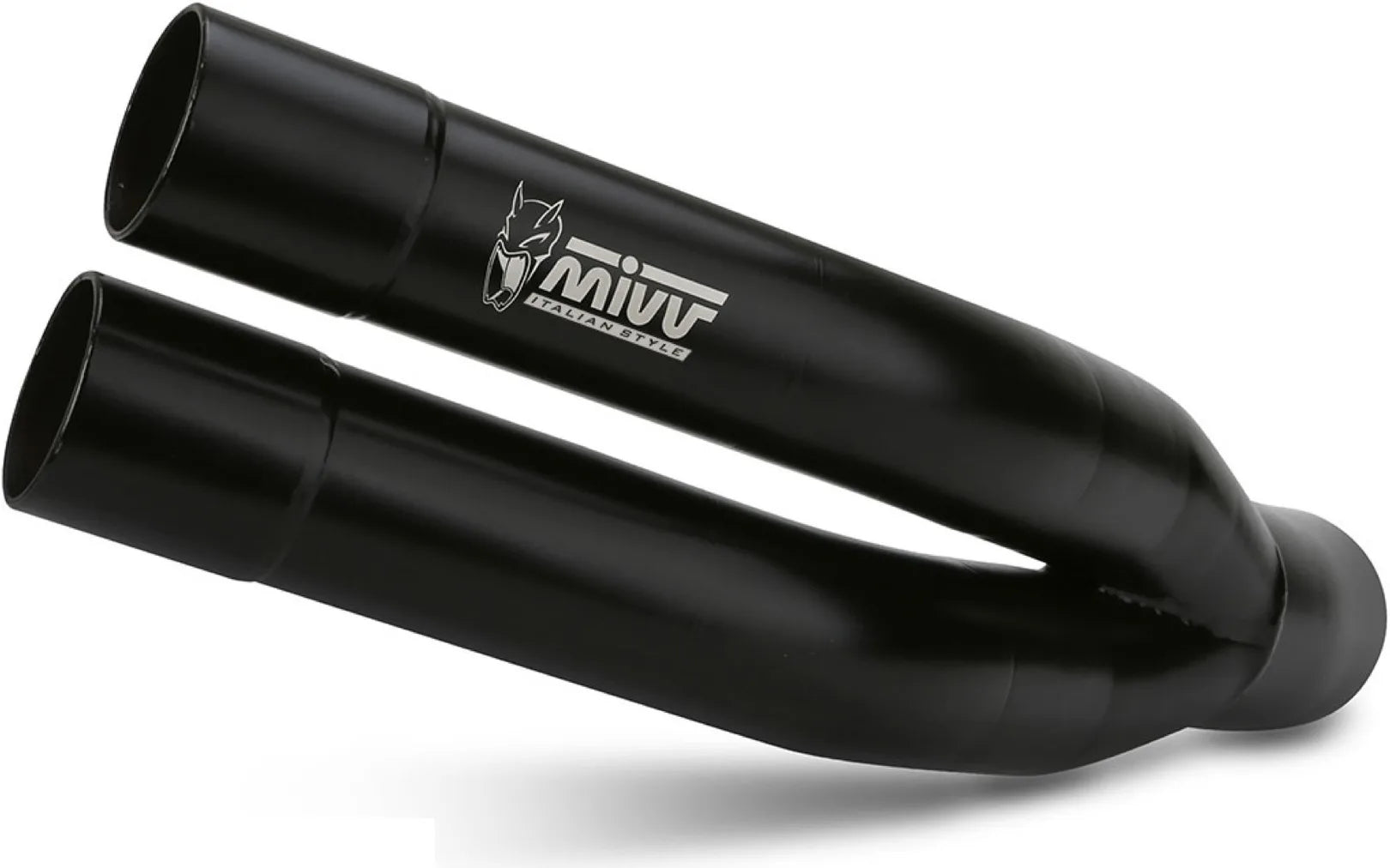 Système D'Échappement Homologué Au Niveau Sonore Double Gun Acier Noir - Mivv Compatible Avec Suzuki Gladius (2009-2015)