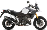 Système D'Échappement Homologué Au Niveau Sonore Dakar Acier Noir - Mivv Compatible Avec Suzuki V-Strom 1050 (2020-2024)