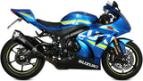 Système D'Échappement Homologué Au Niveau Sonore Delta Race Acier Noir Carbon - Mivv Compatible Avec Suzuki Gsx-R 1000 (2017-2020)