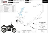 Système D'Échappement Complet Non Catalysé Et Sans Homologation Acoustique Mk3 Acier Noir - Mivv Compatible Avec Suzuki Gsx-S 125 (2017-2020)