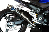 Double Sortie D'Échappement Homologuée Au Niveau Sonore Round Carbon - Termignoni Compatible Avec Suzuki Gsx-R 1000 (2007-2008)