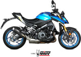 Système D'Échappement Homologué Au Niveau Sonore Gppro Carbon - Mivv Compatible Avec Suzuki Gsx-S 1000 (2021-2024)