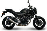 Système D'Échappement Homologué Au Niveau Sonore Relevance Acier Inox Carbon Cap - Termignoni Compatible Avec Suzuki Sv 650 (2016-2019)