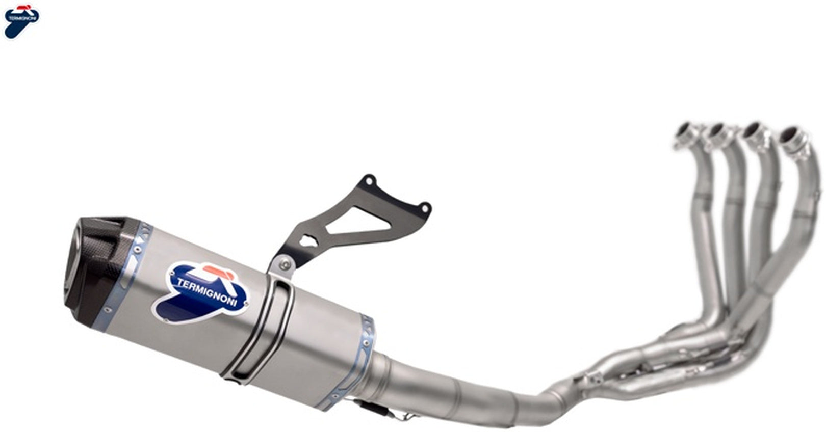 Complete Exhaust System Without Sound Certification Scream Titanium Carbon Cap - Termignoni Compatible With Suzuki Gsx-R 1000 (2017-2019)