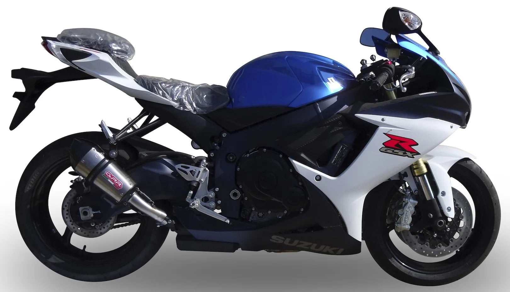 Système D'Échappement Homologué Au Niveau Sonore Gpe Anniversary Titanium - Gpr Compatible Avec Suzuki Gsx-R 750 L1 L7 (2011-2017)