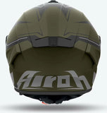 Casque Intégral Pour Moto Airoh Spark 2 - Sp2D70 Thermoplastic Hrt Vert Militaire Mat Dart Taille M