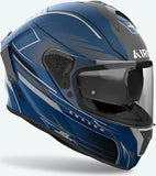 Casque Intégral Pour Moto Airoh Spark 2 - Sp2Sh18 Thermoplastic Hrt Bleu Mat Shadow Taille Xs