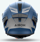Casque Intégral Pour Moto Airoh Spark 2 - Sp2Sh18 Thermoplastic Hrt Bleu Mat Shadow Taille L