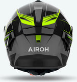 Casque Intégral Pour Moto Airoh Spark 2 - Sp2Sh31 Thermoplastic Hrt Jaune Gloss Shadow Taille Xxl