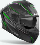 Casque Intégral Pour Moto Airoh Spark 2 - Sp2Sh33 Thermoplastic Hrt Vert Mat Shadow Taille M